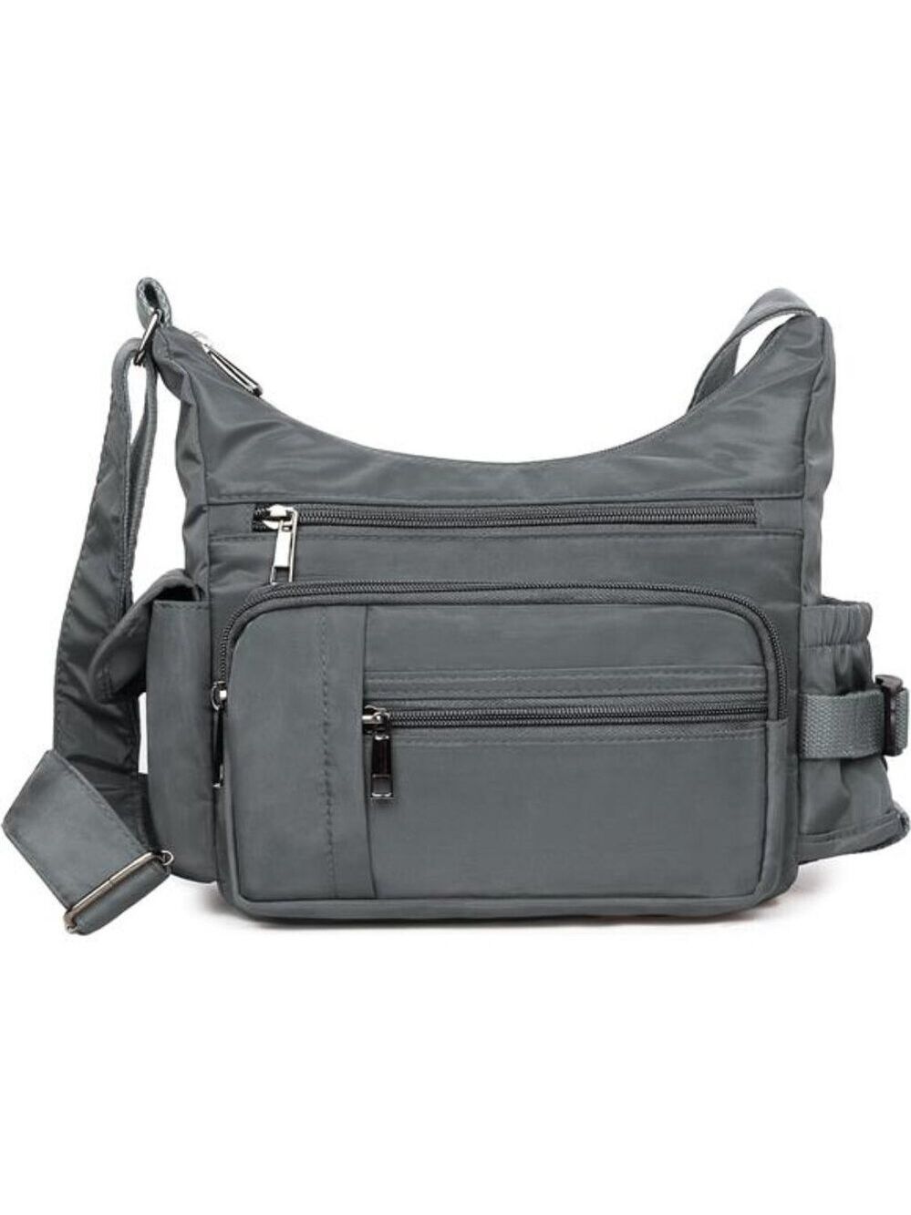 Womens RFID Anti Theft Crossbody Bag Waterproof Nylon Shoulder Messenger Purse